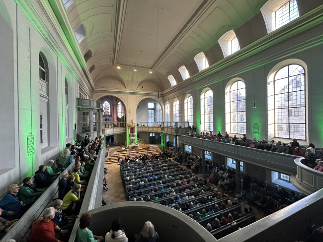 Kirche St. Gumbertus zur grünen Nacht